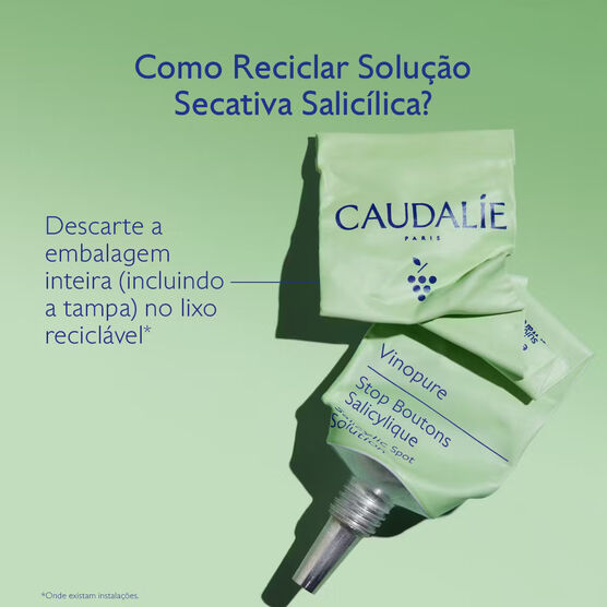 Solu&ccedil;&atilde;o Secativa Salic&iacute;lica Caudalie Vinopure